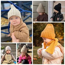 Solid Color Knitted Baby Beanie