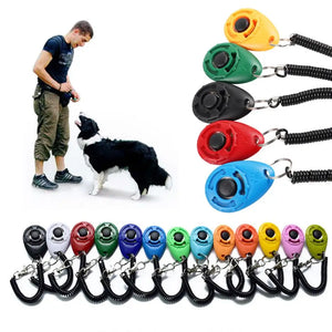 Dog Training Clicker Adjustable Wrist Strap