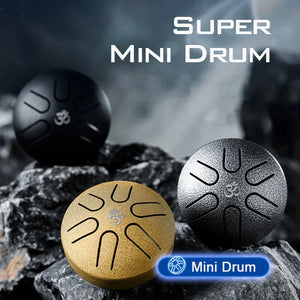 Hluru Mini Glucophone 3" 6 Notes Steel Tongue Drum