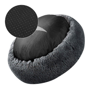 Comfortable Donut Shape Ultra Soft Washable Cushioned Bed
