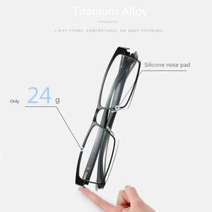 Titanium Alloy 12 Layer Coated Folding Reading Glasses