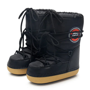 Warm Thick Mid-Calf Slip-on Waterproof Non-Slip Platform Boots
