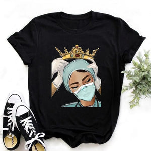 Nurse is Hero Print T-shirts