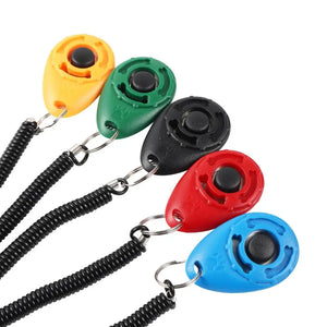 Dog Training Clicker Adjustable Wrist Strap