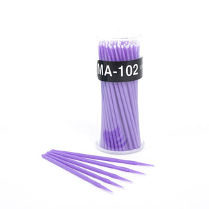 100Pce Microblading  Disposable Tattoo/Eyelash Extension Brushes