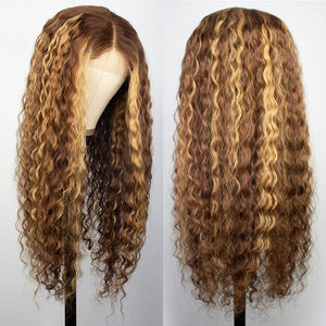 Wavy Brazilian Highlighted Wigs