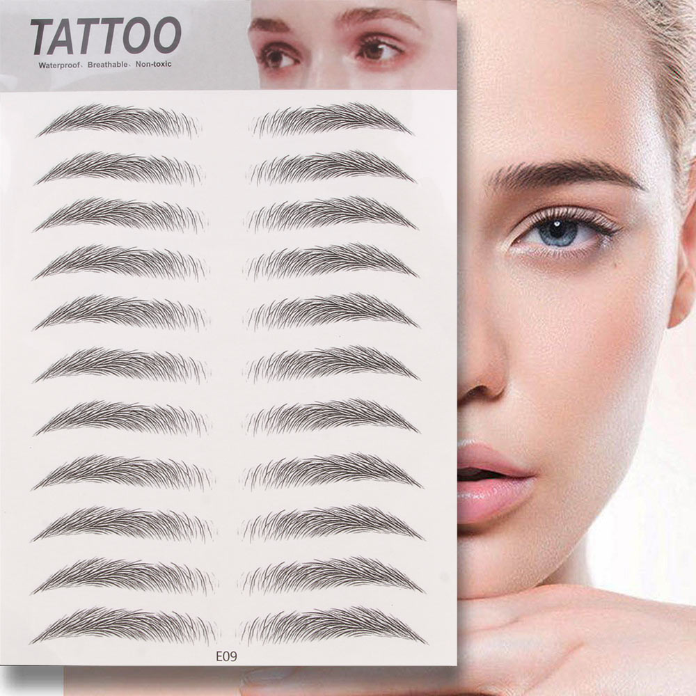 Hair Like Waterproof 4D Eyebrow Tattoo Stickers