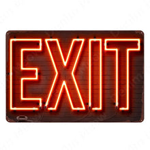 Vintage Metal Entry/Exit Signs