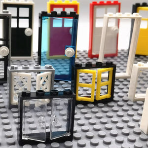 MOC House Doors & Windows Building Blocks