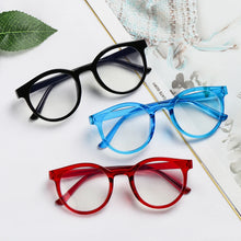 Round Anti-blue Light Eyeglasses Ultra Light Frame