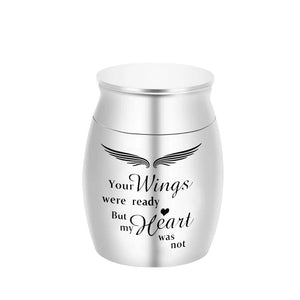 Angel Wings Printed Urn