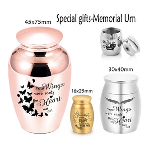 Angel Wings Printed Urn