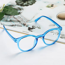 Round Anti-blue Light Eyeglasses Ultra Light Frame