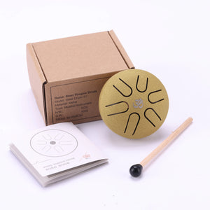 Hluru Mini Glucophone 3" 6 Notes Steel Tongue Drum