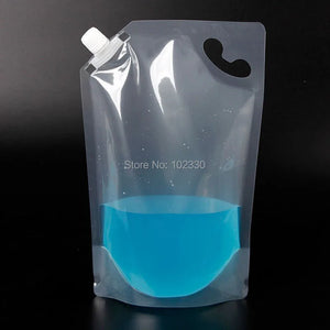 300pcs/lot Stand-up Plastic Drink Packaging