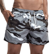 Camouflage Print Swim Shorts