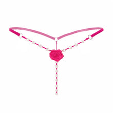 Rose Decorated Pearl G-String