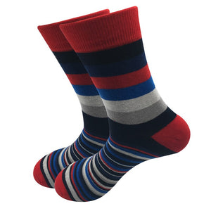 Latest Design Striped Multi-pack Cotton Socks