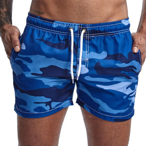 Camouflage Print Swim Shorts