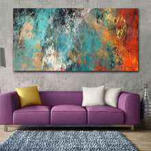 Large Size Abstract Colorful Cloud Canvas No Frame