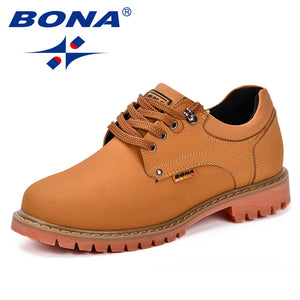 BONA Split Leather Oxfords