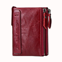 Genuine Crazy Horse Cowhide Leather Wallet