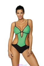 One Piece Adjustable Shoulder Two-tone Bathing