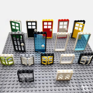 MOC House Doors & Windows Building Blocks