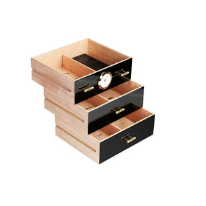 Cedar Wood Cigar Humidor Storage Box