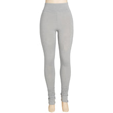 Solid Ruched Stacked High Waist Sweatpants