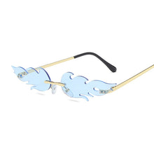 Fashion Rimless Trendy Fire Flame Shades