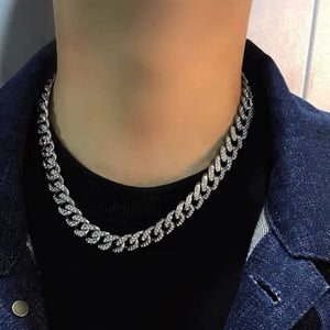 Diamond Street Hip-Hop Star Necklace