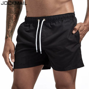 Jockmail Solid Color Smooth Shorts with Pockets