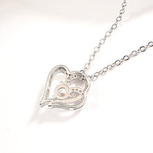 Young Doppel Heart Dimensional Necklace