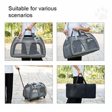 6-Wheel Pet Friendly Pet Carrier Stroller