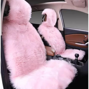 Universal Long Fur Plush Car Seat Covers