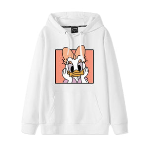 Lovers Duck Printed Hoodie