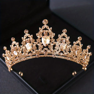 Wedding Crystal Bridal Silver Crown Tiara