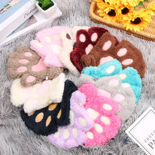 Cat Paw Plush Mittens