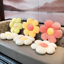 Colorful Flower Plush Pillow