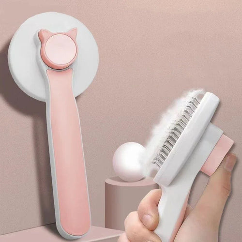 Pet Self Cleaning Hair Brush