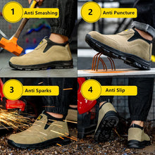 Anti-spark Suede Steel Toe Work Shoes
