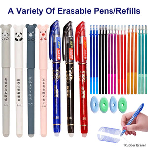 Erasable 0.5mm Gel Pen Set