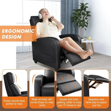 Massaging Adjustable Padded Living Room Chair