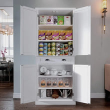 Kitchen Storage Cabinet with Drawer and Adjustable Shelves