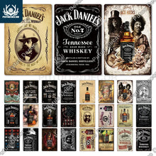 Whiskey Metal Retro Wall Sign