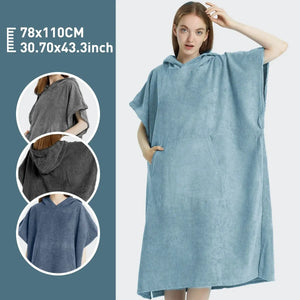 Quick-Dry Poncho Towel