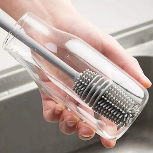 Long Silicone Cup Brush Scrubber