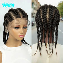 KIMA Full Lace Cornrow Box Braided Synthetic Wig