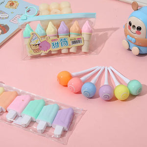 6Pcs Creative Novelty Highlighter Set